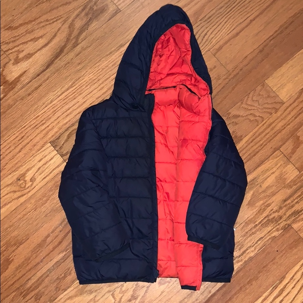 Unisex puffer coat w/detachable hood
